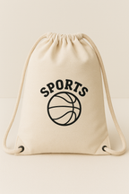 Drawstring Backpack Cotton Canvas Bag 5 OZ - 12 X 16 Ð For Gym, Campus, Conference and Giveaway
